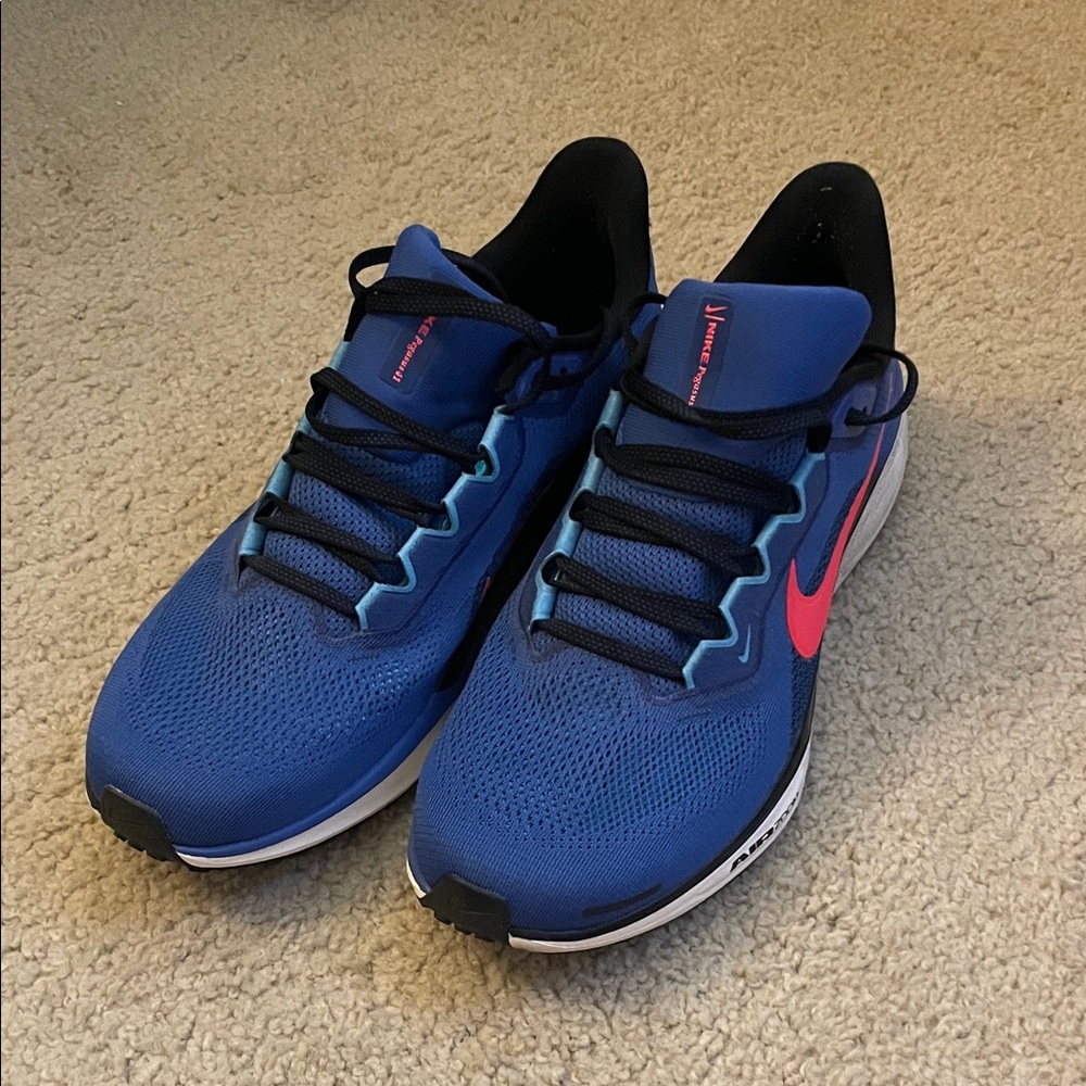 Nike Men's Blue and Pink Athletic Shoes